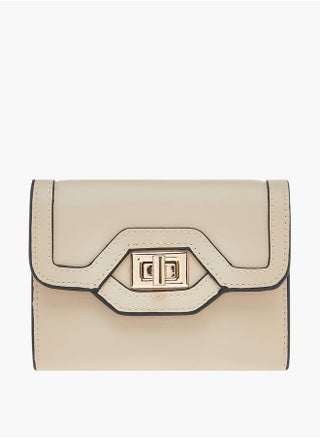 Womens Solid Bi-Fold Wallet With Lock Clasp Closure - pzsku/Z2AD4268EBEB19709BA32Z/45/_/1736266185/39d6a3ab-2e1e-4069-aa1d-754020385239
