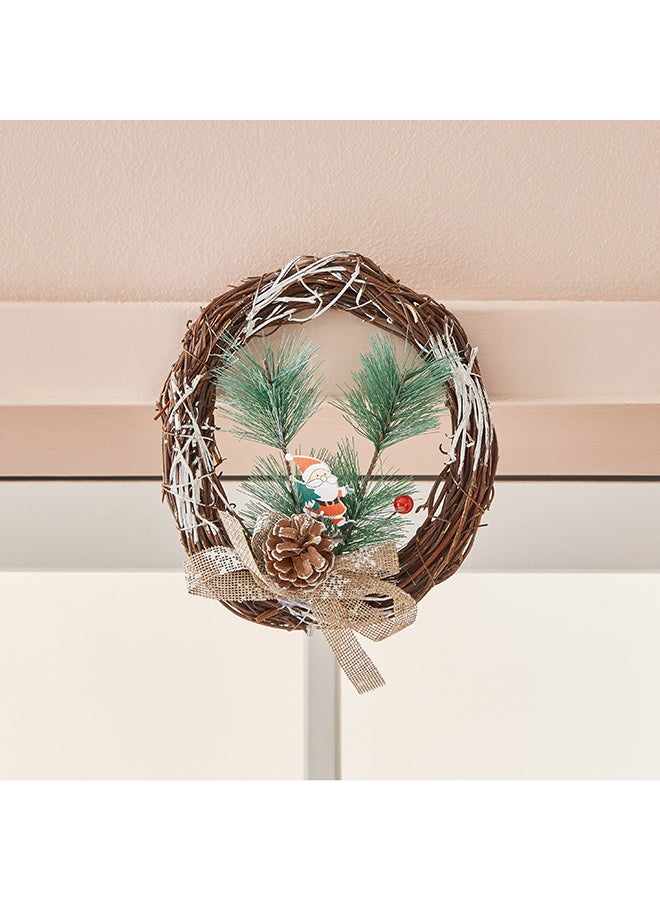 هوم بوكس بلوفس إكليل عيد الميلاد الخشبي  ×  ×  سم - Image 1