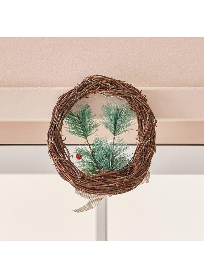 هوم بوكس بلوفس إكليل عيد الميلاد الخشبي  ×  ×  سم - Image 2