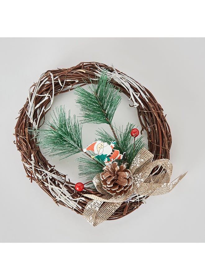 هوم بوكس بلوفس إكليل عيد الميلاد الخشبي  ×  ×  سم - Image 5