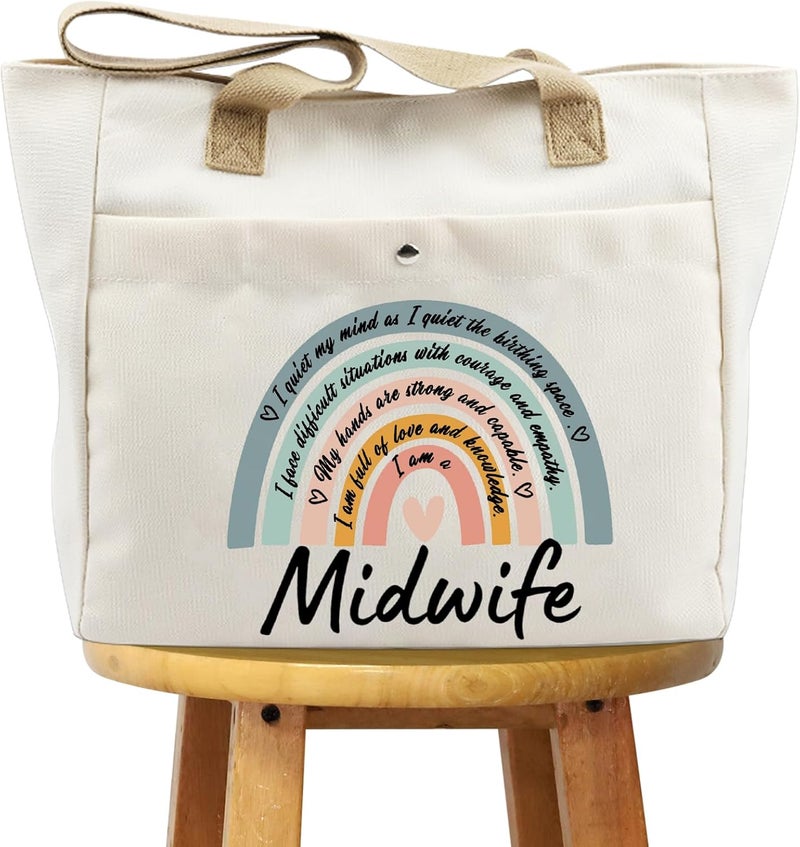 WCGXKO WCGXKO Trainee Midwife Gift - Zipper Pouch Cosmetic Bag
