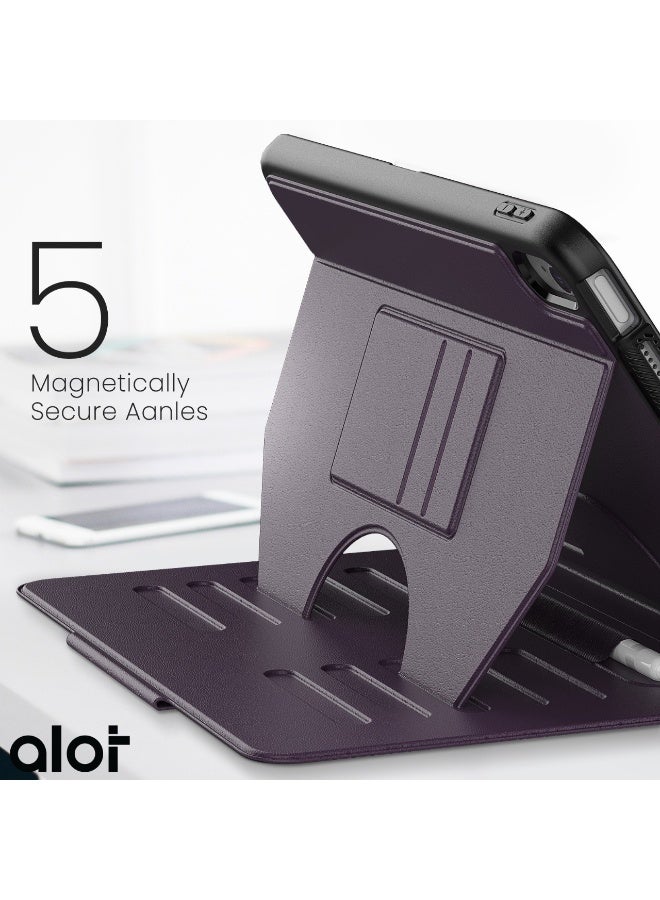 ALot Magnetic iPad Case for iPad 10th Gen (10.9-inch) - Multi-Functional Cover with Thermoline Protection, 5 Magnetic Rings, & Integrated Pencil Holder - Image 2