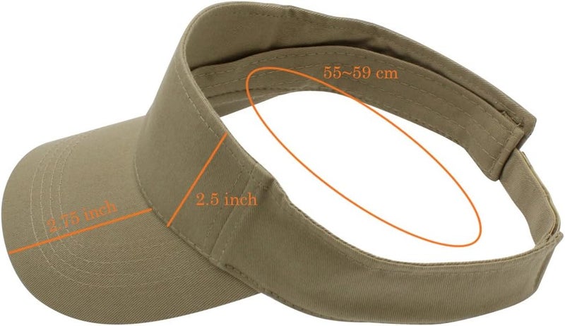 Top Level Sun Sports Visor Men Women - One Size Cap Hat - Image 3