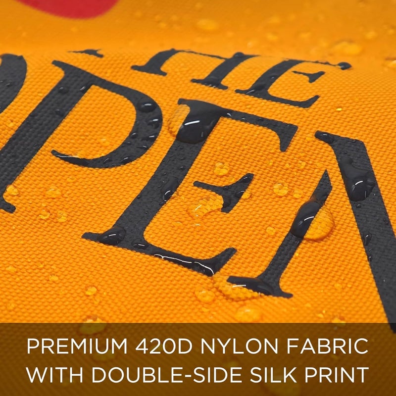 COGOLFING Standard TheOpen Golf Flag, Tube Insert, 14x20 Inch 420D Nylon Dual-Sided Silk-Screen, Ideal for Practice Putting Green, Driving Range, Course, Club, 1-Pack - Image 2