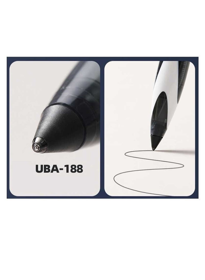 Uniball قلم حبر أسود من إير ميكرو بلون أخضر طحلب - Image 2