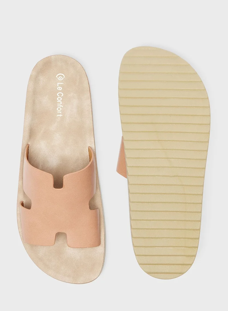 لو كونفورت Single Strap Flat Sandal