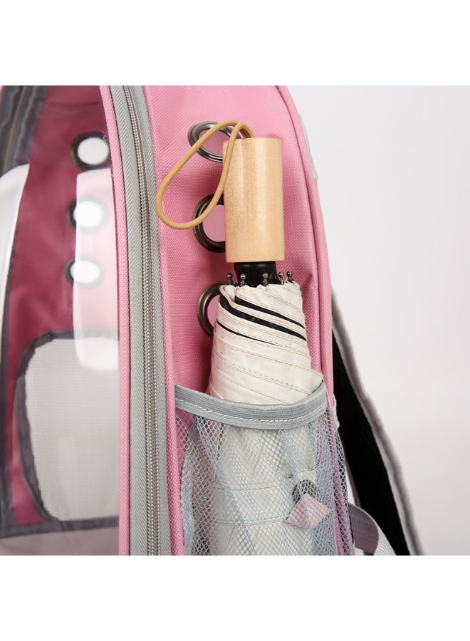 general Breathable Portable Pet Carrier Bag Outdoor Travel puppy cat bag Transparent Space Pet Backpack Capsule - Image 4