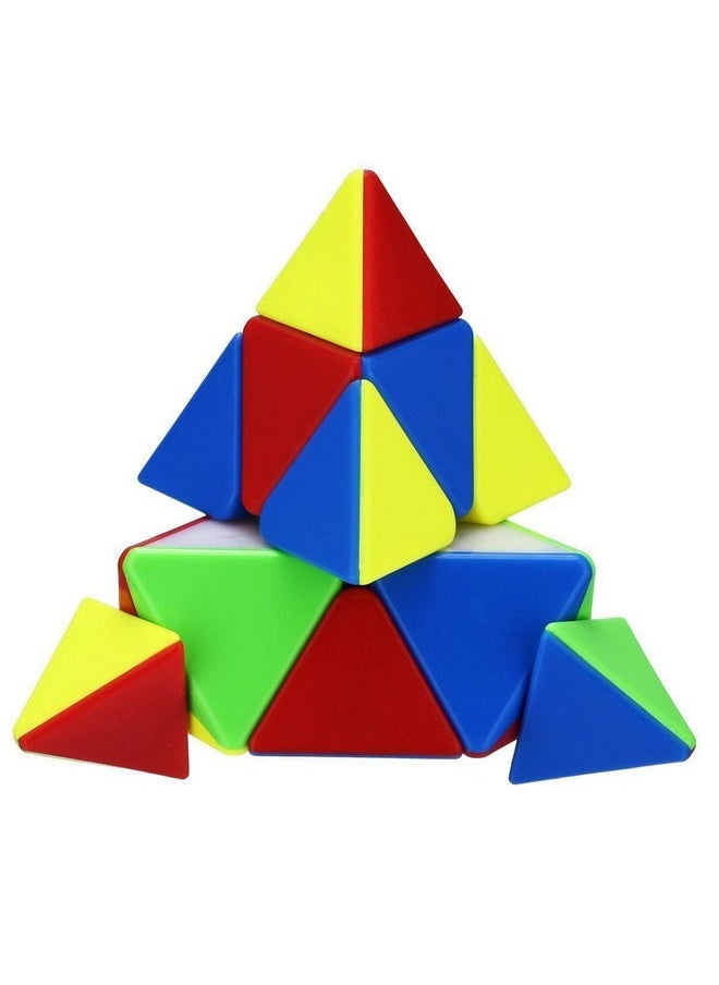 KITIKITTZ® Triangle Pyramid Pyraminx Magic Cube Puzzle Speed Cubes Educational Toy Special Toys (HCCD Enterprise)