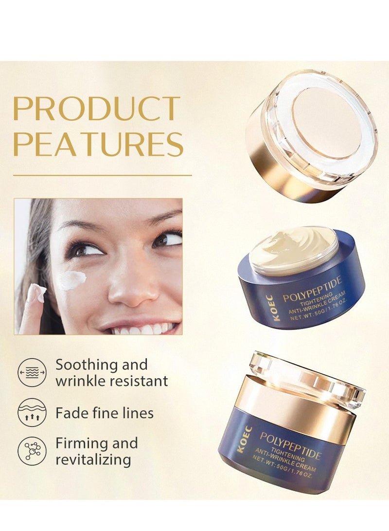 KOEC POLYPEPTIDE TIGHTENING ANTI-WRINKLE CREAM 50G - Image 2
