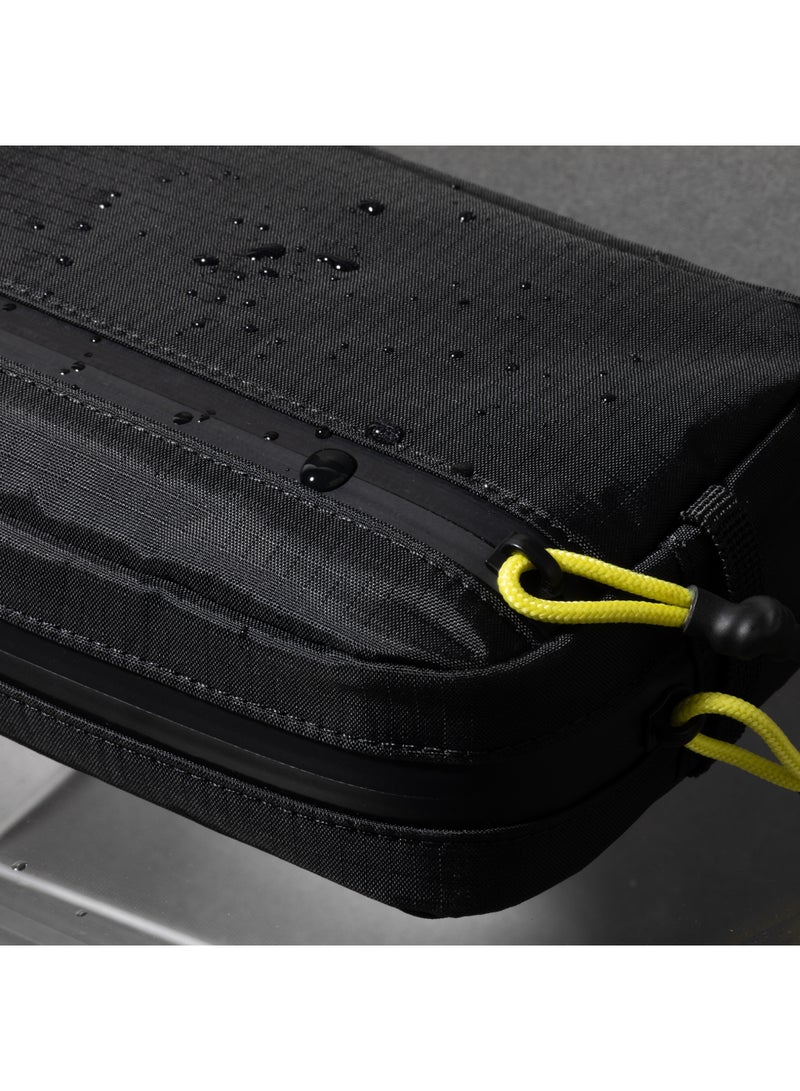 Native Union Active Organizer – Ultralight Tech & EDC Pouch, Water-Resistant Recycled Ripstop Fabric, Quick-Access Pocket, Exterior Loops, Travel & Everyday Carry Organizer - Black - Image 4