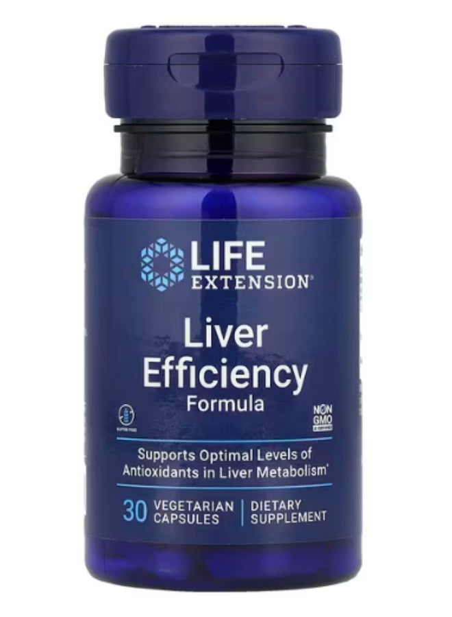 Life Extension, Liver Efficiency Formula, 30 Vegetarian Capsules