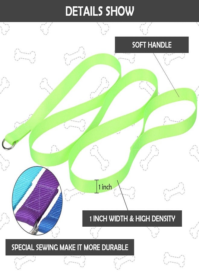 اتش او ام آي أم بي مقود انزلاقي للكلاب من هوميمب، طوله 6 أقدام - 8 قطع، ألوان متنوعة، مناسب للكلاب الصغيرة والمتوسطة والكبيرة، مثالي لإنقاذ الحيوانات الأليفة وتزيينها - مصنوع من النايلون المتين، طوله 6 أقدام، مناسب للملاجئ والعيادات البيطرية والتدريب. - Image 5