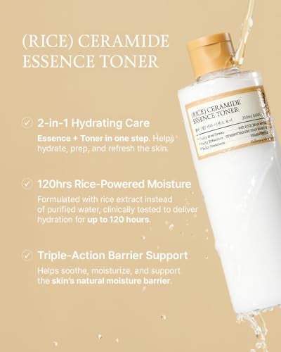 FULLY Rice Ceramide Essence Toner Milky Korean Toner for Glass Skin Hydrating Rice Water Ceramide Formula for Moisture Barrier Dewy Glow FragranceFree Vegan Dermatologist Tested 845 floz - Image 3