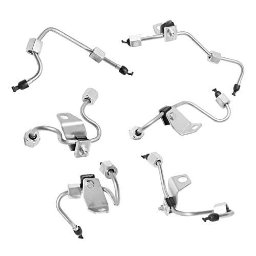 MDEOOSKY 6PCS Diesel Fuel Injector Line Injector Fuel Rail Injector Lines Replacement for 20032007 Dodge 59L Cummins 5086871AA 5086872AB 5086873AB 5086874AB 5086875AB 5086876AD - Image 1
