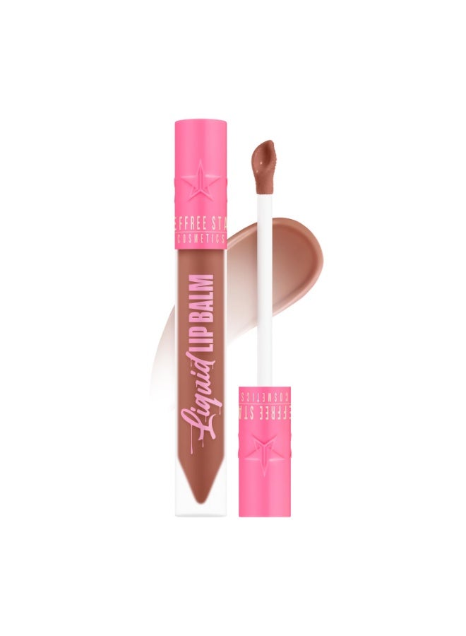 Jeffree Star™ Skincare Liquid Lip Balm 5 ml- Star Chocolate | Hydrating & Plumping with Hyaluronic Spheres, Cupuacu Seed Butter & Olive Fruit Oil for Smooth, Nourished Lips - Image 1