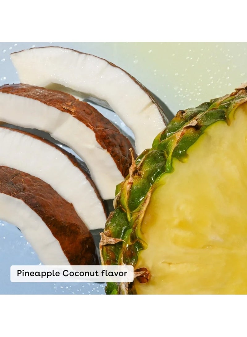 إي أو اس مرطب شفاه طبيعي بعامل حماية من الشمس SPF 15 من eos - جوز الهند والأناناس، حماية يومية، مقاوم للماء، 0.14 أونصة - Image 2