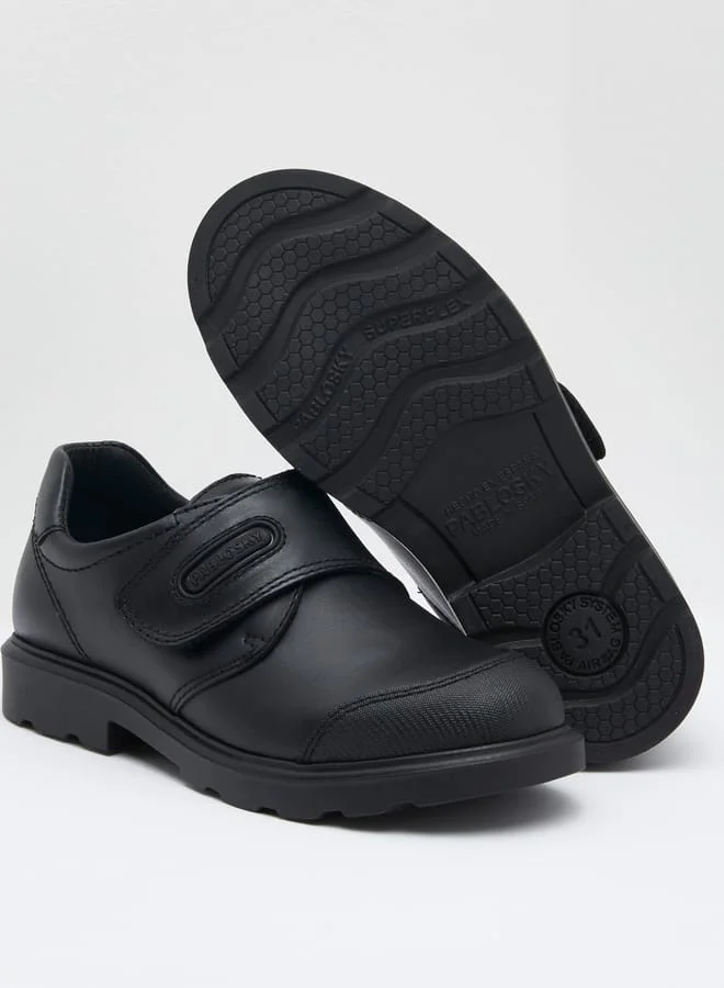 Pablosky Sneakers with Hook and Loop Closure School Shoes