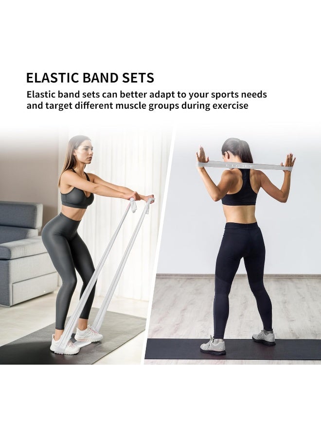 PROIRON 2-in-1 Resistance Bands Set – Loop Bands & Physical Therapy Bands for Full Body - Image 2