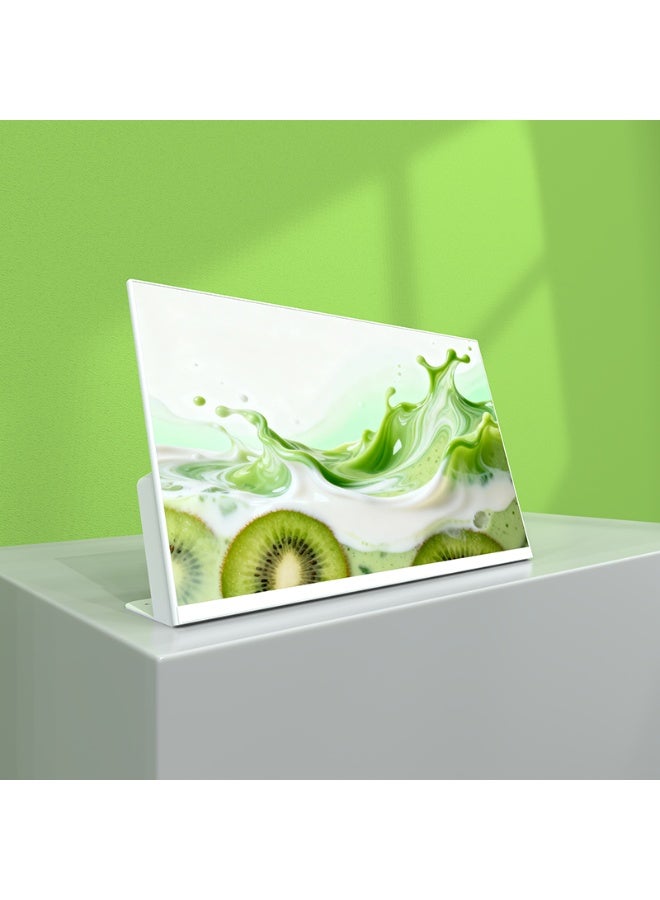 23.8 Inch Portable Smart Mobile Screen Android Touch Display with 13MP Camera, 8GB RAM 128GB Storage, Battery Powered Adjustable Stand for Home Office Streaming - Image 2