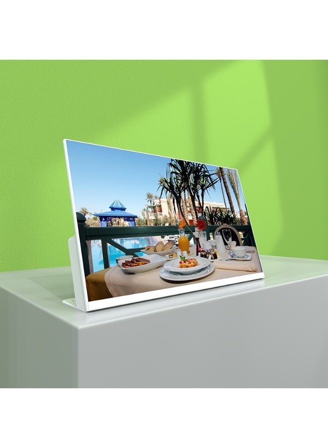 23.8 Inch Portable Smart Mobile monitor Android Touch Display with 13MP Camera, 8GB RAM 128GB Storage, Battery Powered Adjustable Stand for Home Office Streaming