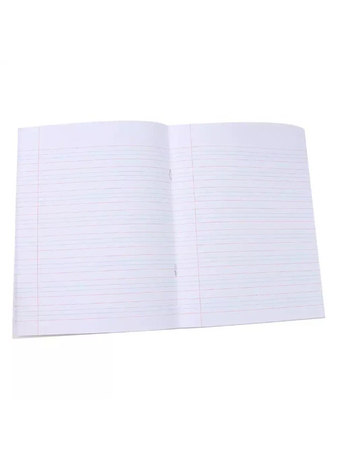 paperline دفتر تمارين بيبرلاين، دفتر إنجليزي ذو 4 خطوط مع 50 ورقة - Image 3