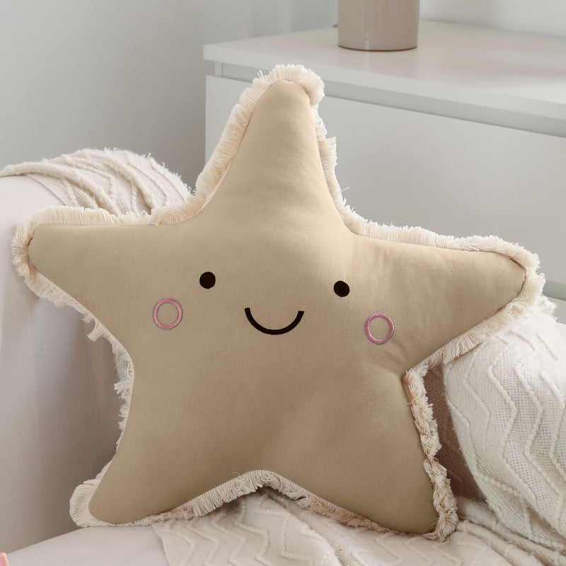 Blue Soft Pure Cotton Five Pointed Star Pillow Fresh Cushion Bed Pillow Home Office Sofa Car Seat Cushion Party Supplies - Image 5