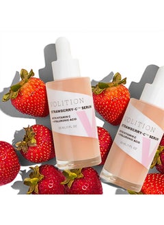 VOLITION Beauty Strawberry-C Brightening Facial Serum - Soothing & Rich in Vitamin C - Strawberry Fruit & Seed Extract Reduces Excess Oil - Kakadu Plum Improves Skin Luminosity, Vegan (30ml / 1 fl oz)  - Image 2