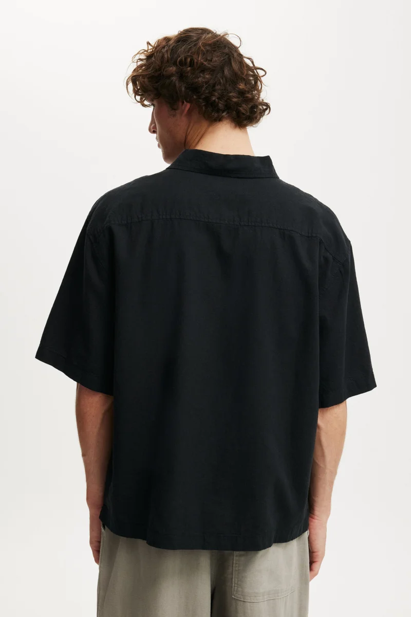 Cotton On ELI LINEN BLEND SHORT SLEEVE S