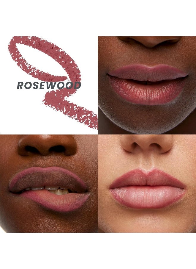 Wonderskin - 360 Contour Lip Liner Pencil, Nourishing Lip Liner Pencil, Long-Lasting, Waterproof And Transfer Protected (Rosewood) - Image 1