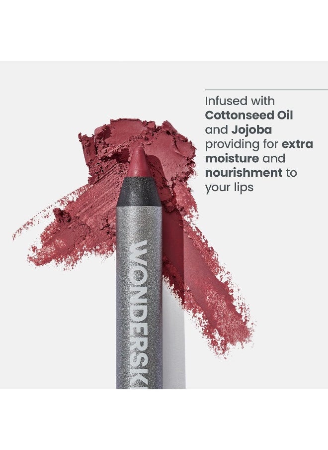 Wonderskin - 360 Contour Lip Liner Pencil, Nourishing Lip Liner Pencil, Long-Lasting, Waterproof And Transfer Protected (Rosewood) - Image 1