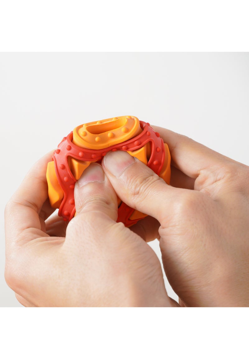 GULFLINK Non Toxic Natural Rubber Toy For Dogs Orange - Image 5