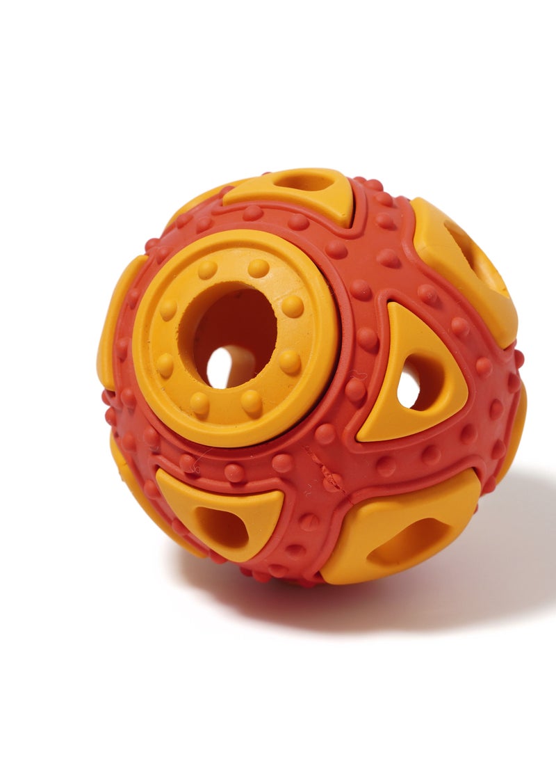 GULFLINK Non Toxic Natural Rubber Toy For Dogs Orange - Image 2