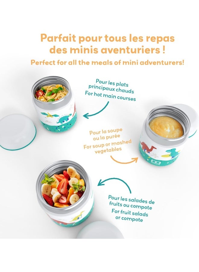 monbento - Children's Insulated Lunch Box MB Capsule Blue Dino - Image 3