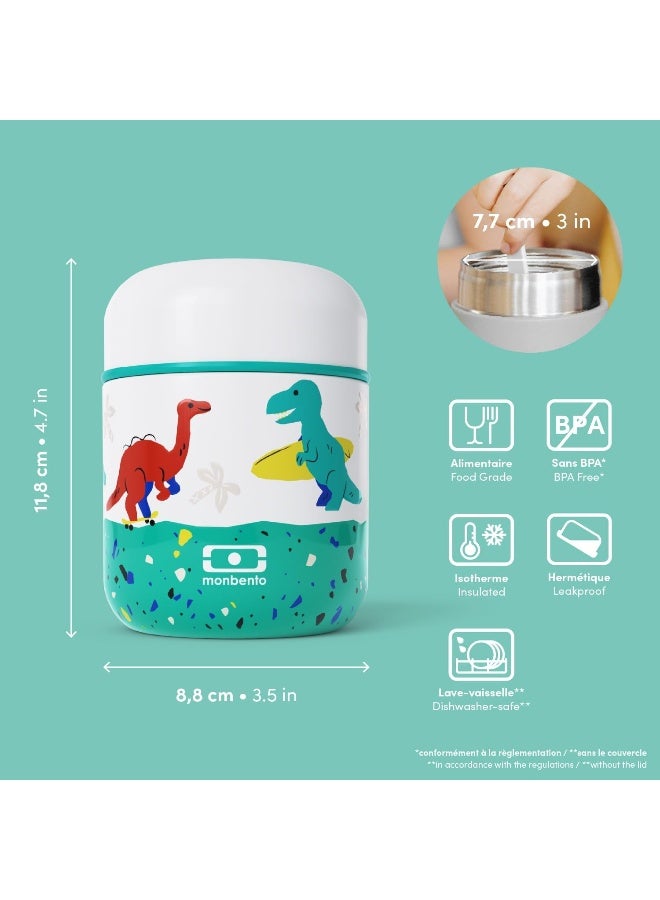 monbento - Children's Insulated Lunch Box MB Capsule Blue Dino - Image 5