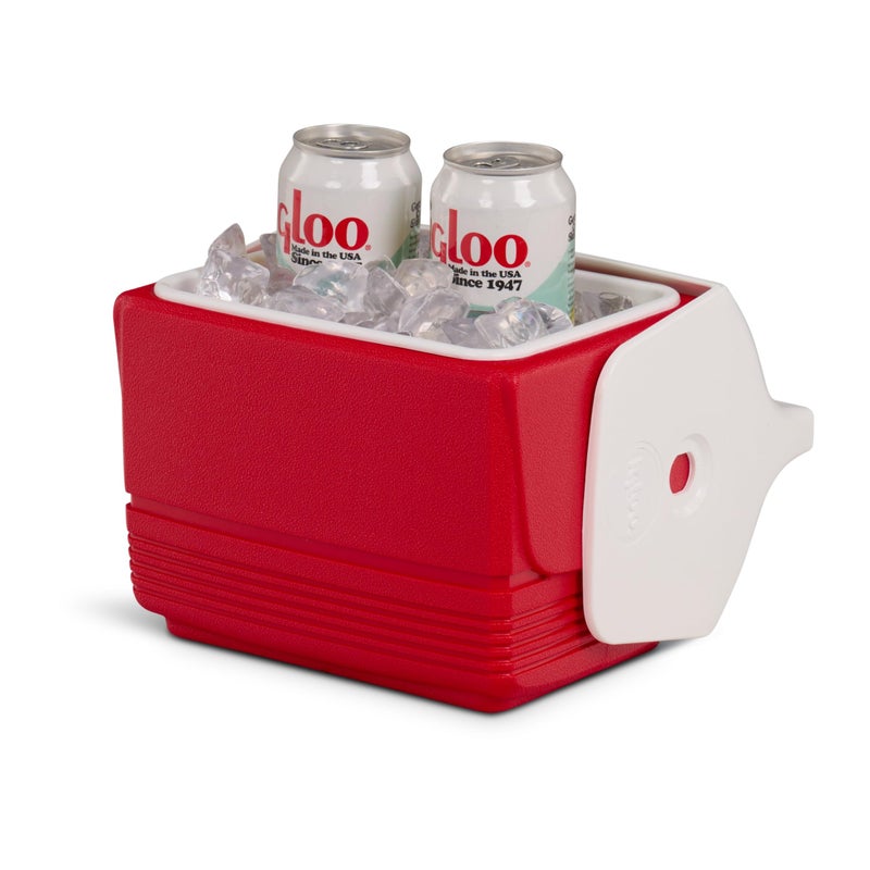 Igloo 12424 Mini Playmate Cooler, 4 quart, 6-Can Capacity, Red&white - Image 4