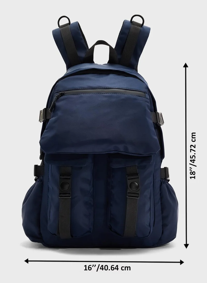 Seventy Five Utility Backpack With Pouch