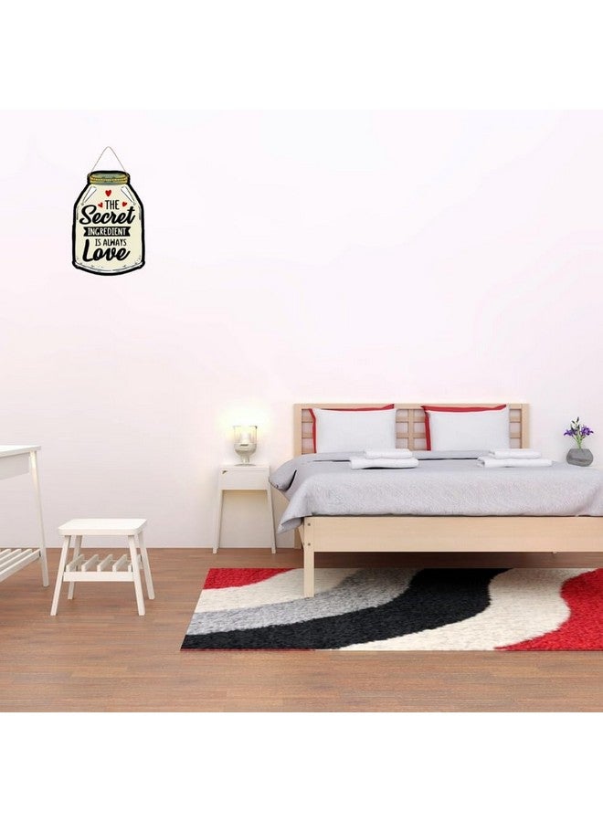 PNF Generic PNF The Secret Ingredient is Always Love Kitchen Quote Wall art & Door Hanging Frame For Kitchen, Dining, restaurants Decor | Walland home Decor for Living Room | Room Decor Wall Decor Items For Bedroom | (Wooden, 11x9 Inch,Brown)-35-1, Medium (PNF-35-WALL-thesecret-1) - Image 4