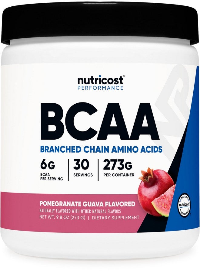 Nutricost BCAA Powder 2:1:1 (Pomegranate Guava, 30 Servings) - Branched Chain Amino Acids - Image 1