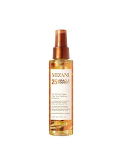 Mizani Mizani 25 Miracle Nourishing Hair Oil | Softens and Adds Shine| Lightweight, Nourishing Hair Oil | With Coconut Oil | For All Hair Types | 4.2 Fl. Oz.  - Image 1