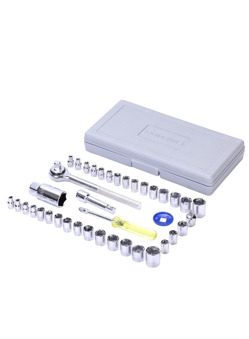 LAWAZIM 40-Piece Combination Socket Wrench Set  - Image 3