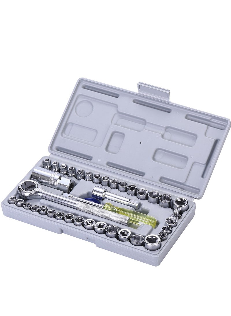 LAWAZIM 40-Piece Combination Socket Wrench Set  - Image 2