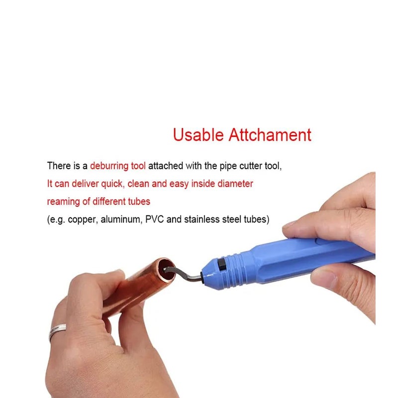 uptodateproducts Uptodateproducts Brake Line Flaring Tool Kit Swaging HVAC Pipe Expander Repair Eccentric Cone Refrigeration for Brass Copper Tube 45 Degree 5 in 1 Kit  - Image 3