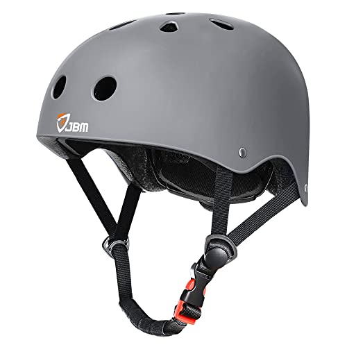 JBM Skateboard Helmet - Lightweight, Adjustable & Ventilated Helmet for Scooter, Roller Skate, Inline Skate - Image 1