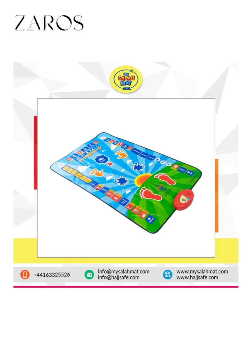 Zaros Smart Interactive Electronic Prayer Mat for Muslim Prayer – Educational Salah Learning Mat with Voice Guidance & Touch Sensors  - Image 4