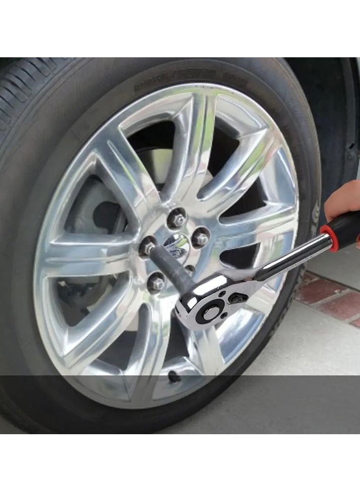 Ratchet Wrench Handle, Socket Wrench Quick-release Reversible Better Grip, Ratchet Handle - Image 5