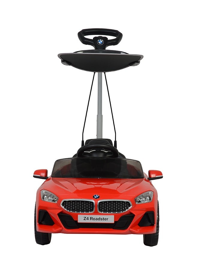 Amsham Toys BMW Z4 Roadster Push Car Handle with Canopy - Red - Image 4