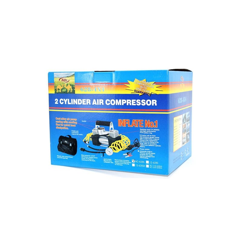 NBL Air compressor and tire inflator 2 cylinder, 2725445629248 - Image 2