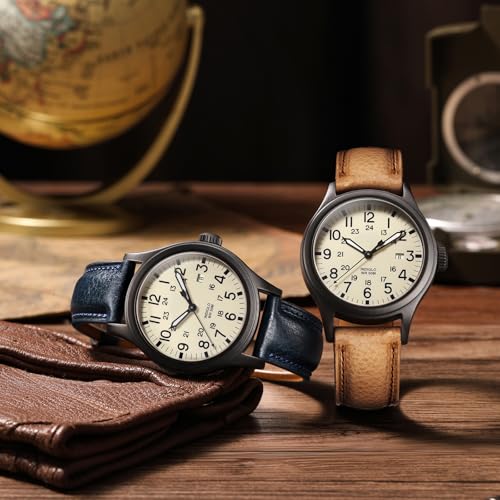 Getalia Italian leather Watch Band Tuscany Natural Vegetable-Tanned Full Grain Genuine Leather, Skin-Safe, Quick Release Replacement Watch Straps for Men and Women Thick and Soft (Natural：Width-19mm) - Image 5