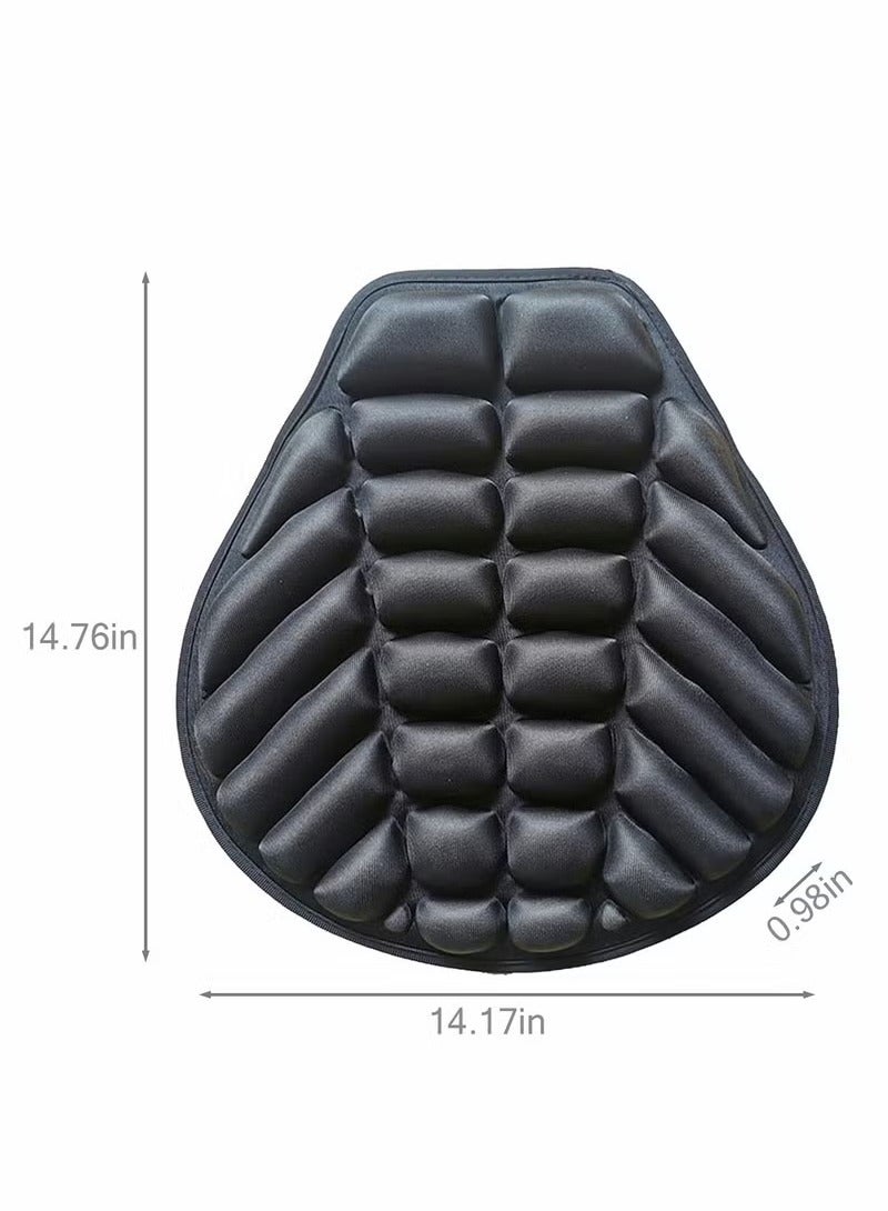 Generic Motorcycle Gel Seat Pad, Motorcycle Seat Cushion, Pressure Relief Seat Pad Protector for Cruiser Touring Saddles  - Image 3