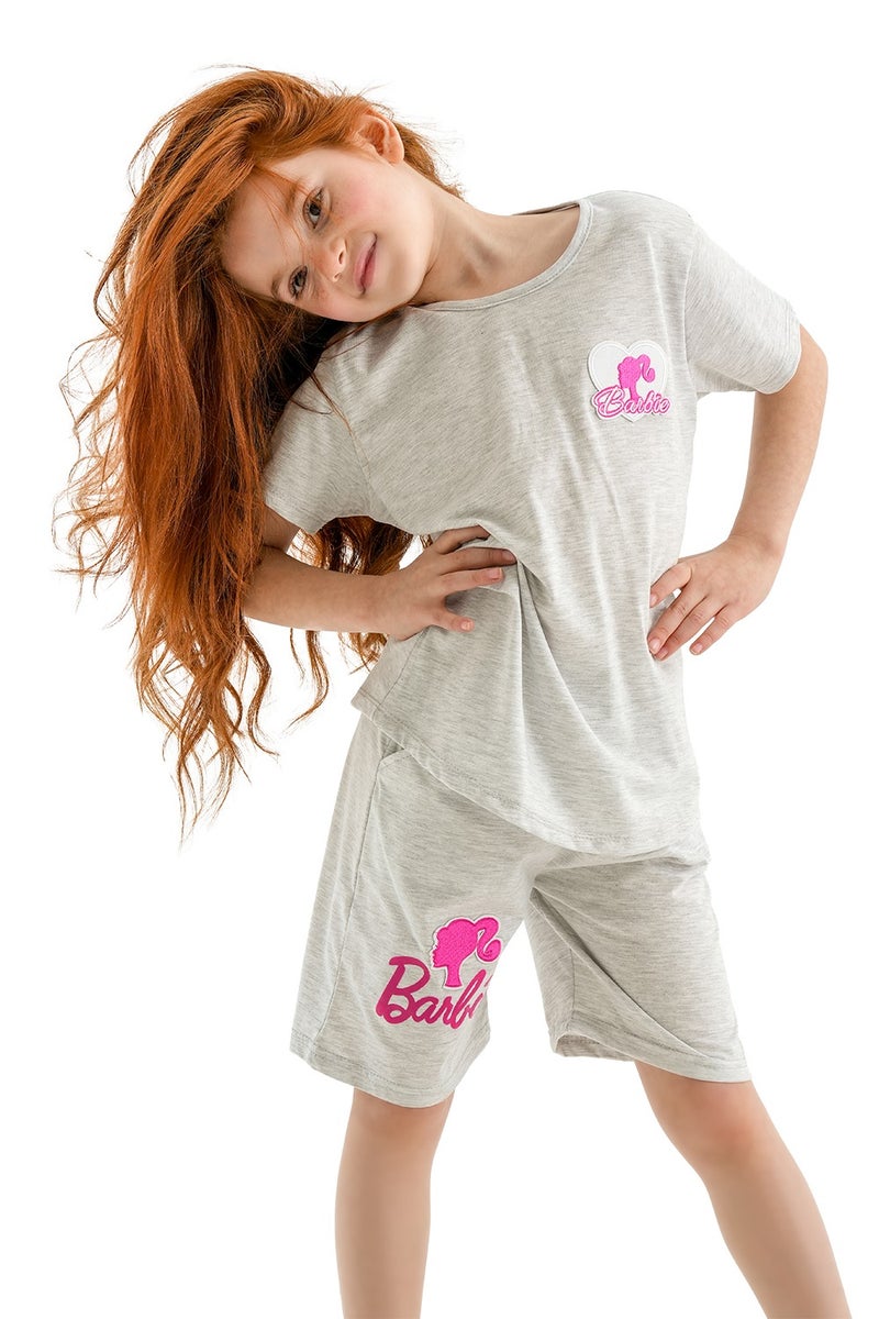 JOCKEY Girl Barbie Printed Summer Shorts Set